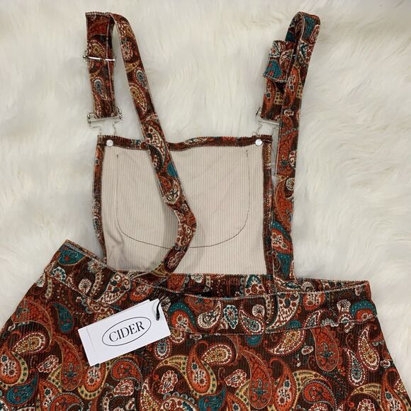 Cider NWT Corduroy Cottagecore Overall Dress Size XL Womens - Picture 8 of 10